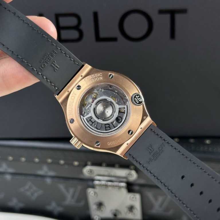 Hublot Classic Fusion Kinggold Rep 1:1 JJF 38mm Black Dial