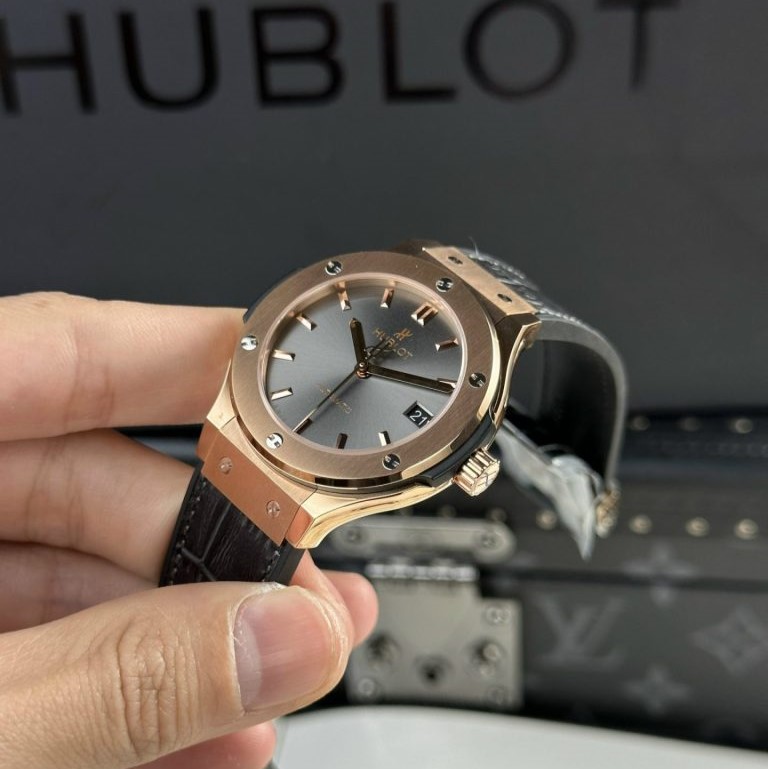 Hublot Classic Fusion Kinggold Rep 1:1 JJF 38mm Grey Dial