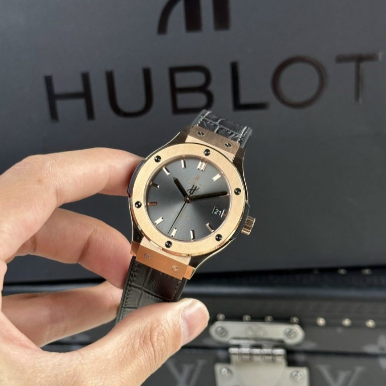 Hublot Classic Fusion Kinggold Rep 1:1 JJF 38mm Grey Dial