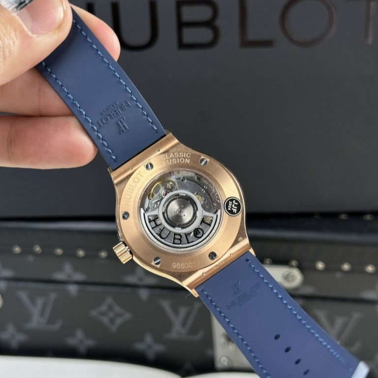 Hublot Classic Fusion Kinggold Rep 1:1 JJF 38mm Blue Dial