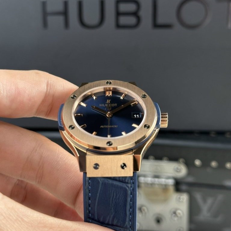 Hublot Classic Fusion Kinggold Rep 1:1 JJF 38mm Blue Dial