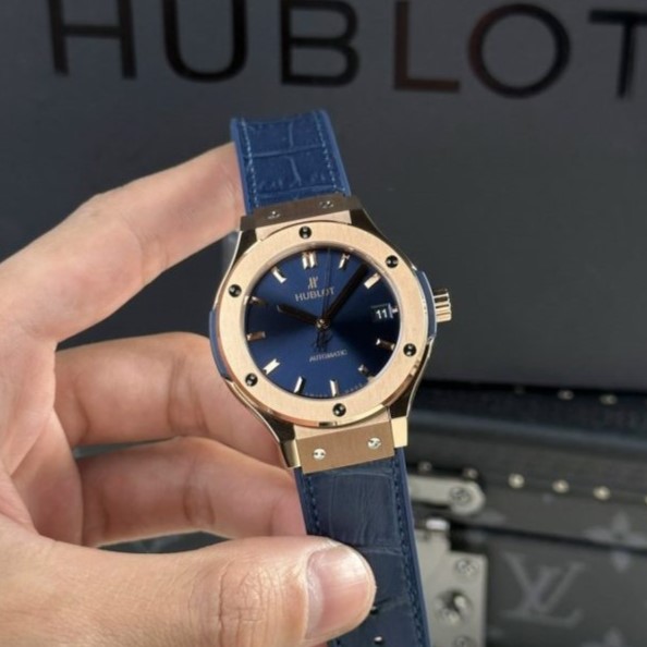 Hublot Classic Fusion Kinggold Rep 1:1 JJF 38mm Blue Dial