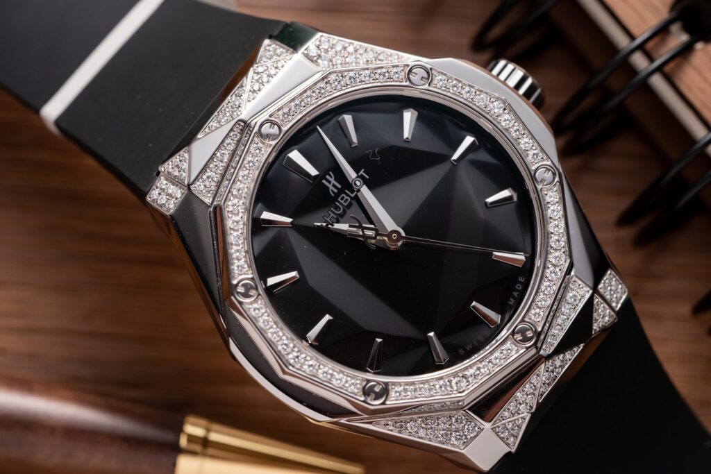 Hublot Orlinski Titanium Pave Demi Natural Diamond Rep 1:1 APS 40mm Black Dial