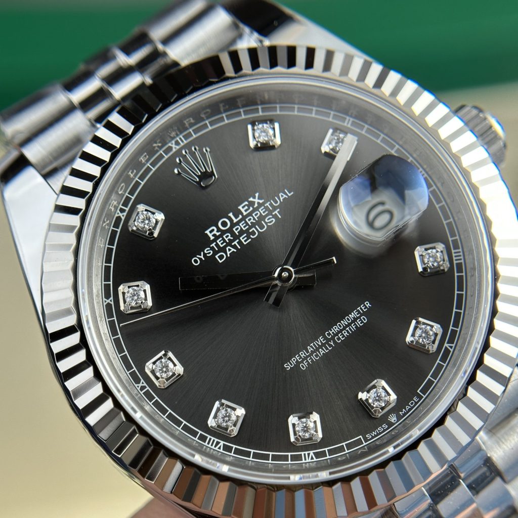 Rolex DateJust 126334 Rep 1:1 Clean Factory Mặt Xám Cọc Kim 41mm