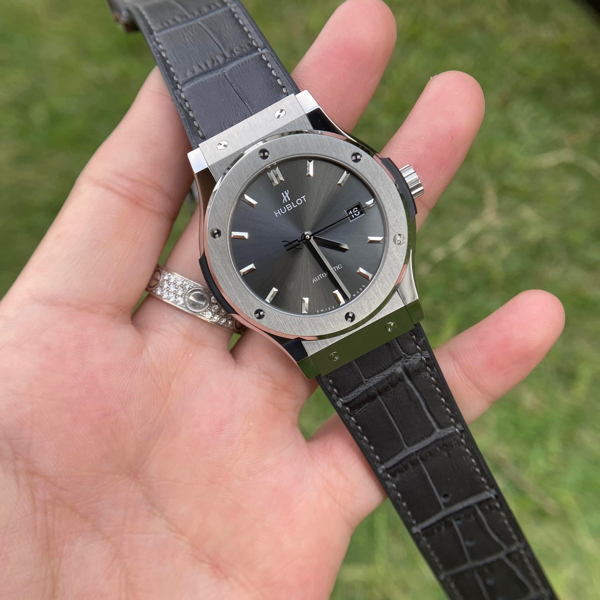 Hublot Classic Fusion Titanium Rep 1:1 JJF 42mm Grey Dial