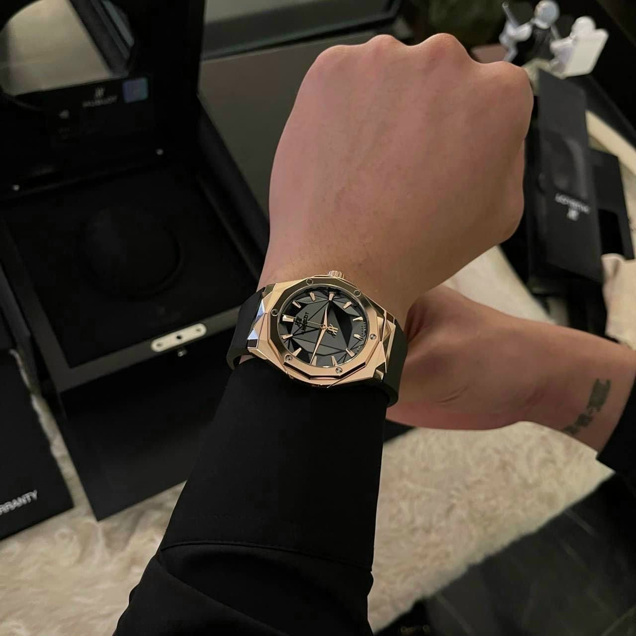 Hublot Orlinski King Gold Rep 1:1 Cao Cấp HBF 40mm Black Dial