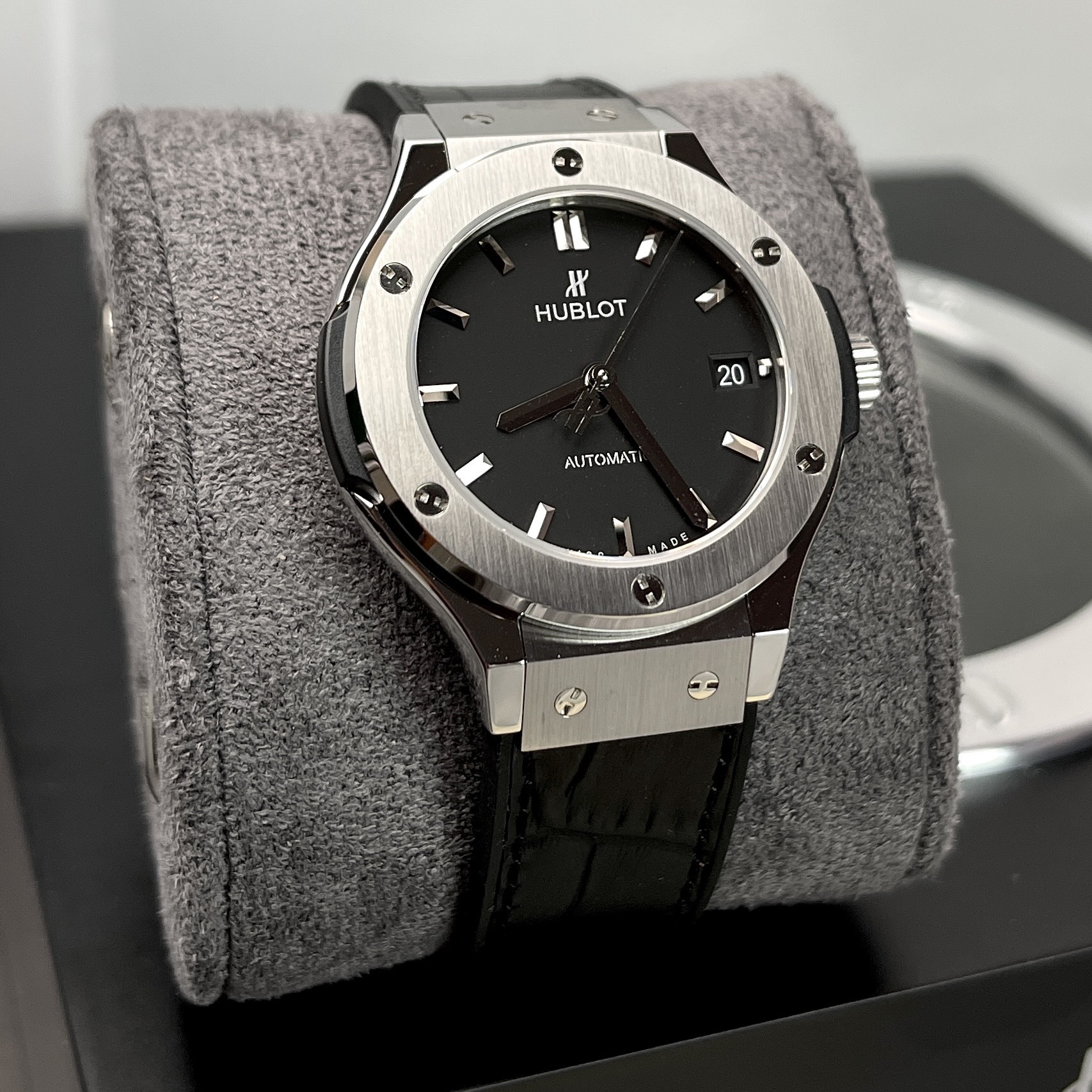 Hublot Classic Fusion Titanium Rep 1:1 JJF 38mm Black Dial